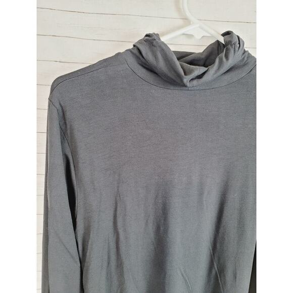 EILEEN FISHER BLACK TURTLENECK, SZ LARGE - Picture 9 of 15